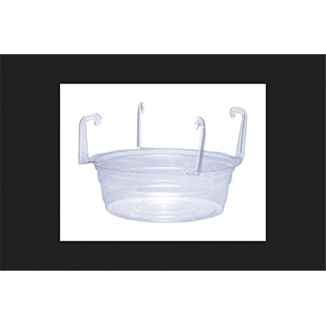 Curtis Wagner Plastics HB1200 12 in. Hang Basket Drip Pan Pack of 50