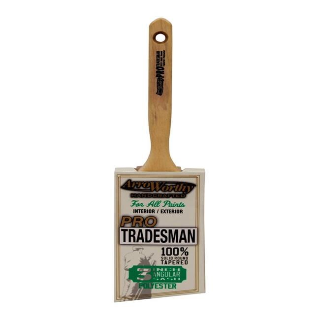 Arroworthy 1807197 Pro Tradesman 3 in. Angle Polyester Blend Paint