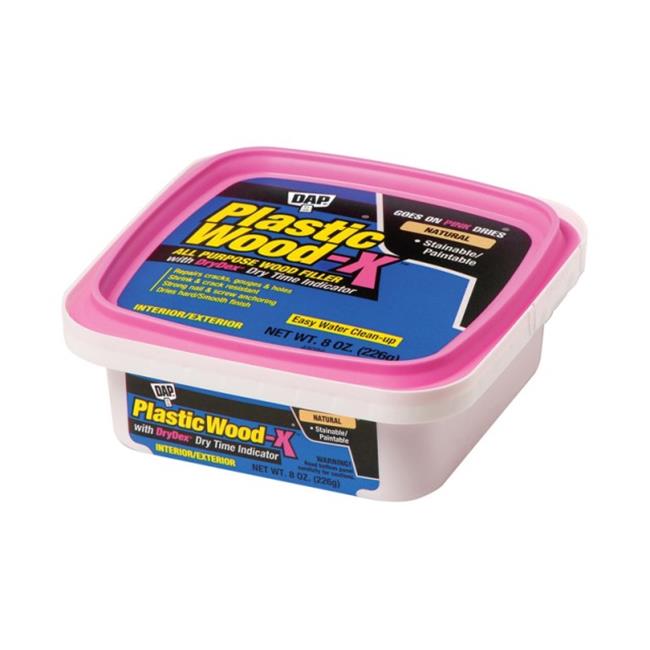 DAP 00541 8 oz Plastic Wood X Wood Filler, Natural Painting