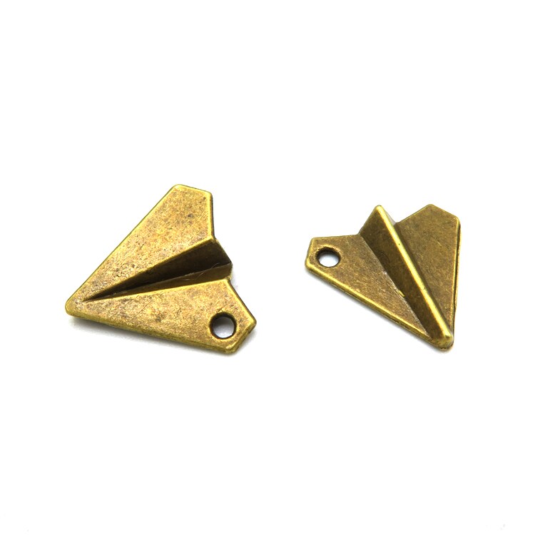 Paper Airplane Charms (K681) (2x)