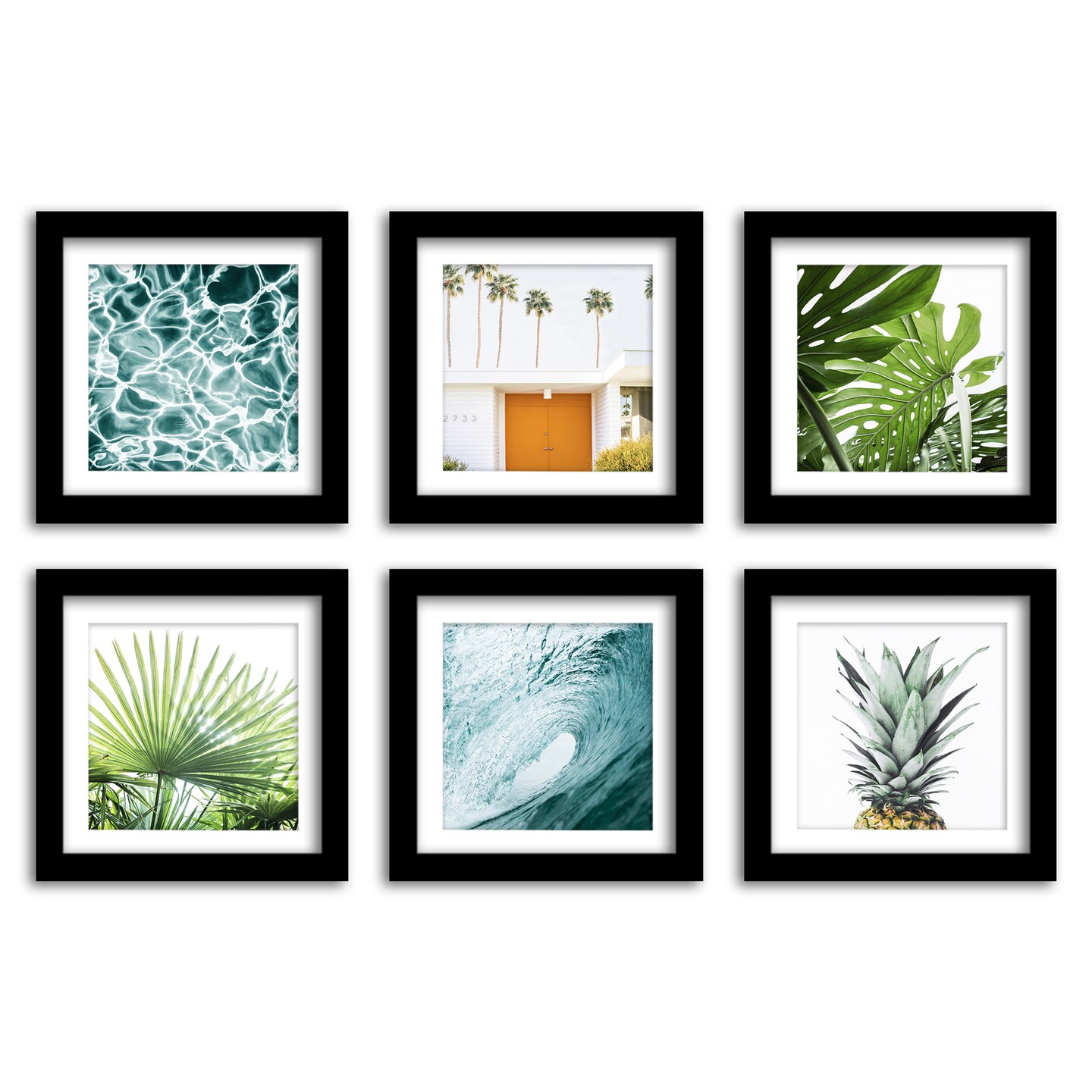 Colorful Beach Botanicals - 6 Piece Framed Gallery Wall Set | Michaels