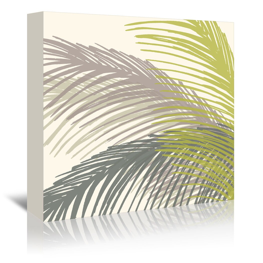 Chartreuse Botanicals By Modern Tropical - 6 Piece Canvas Set