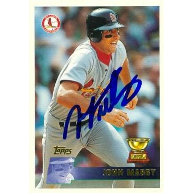 Autograph Warehouse 626952 John Mabry Autographed Baseball Card St