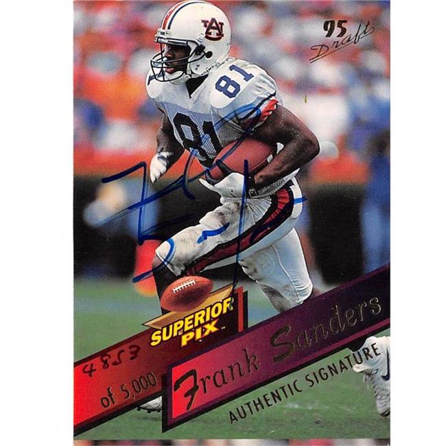 Autograph Warehouse 650522 Frank Sanders Autographed Football Card