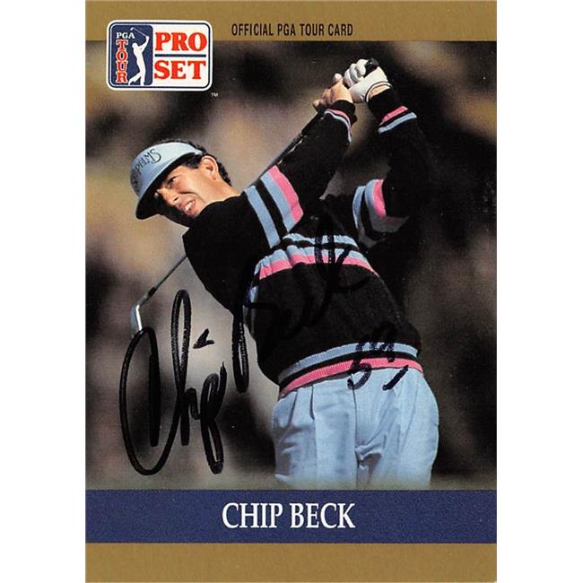 Autograph Warehouse 584186 Chip Beck Autographed Golf Card - Golfer Pga ...