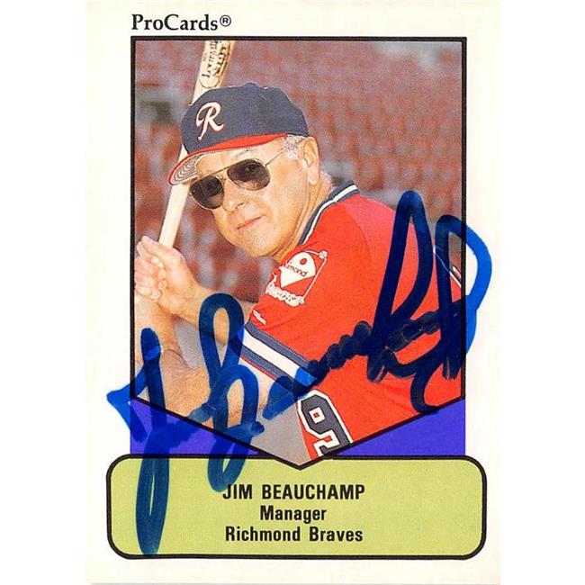 Autograph Warehouse 587064 Jim Beauchamp Autographed Baseball Card