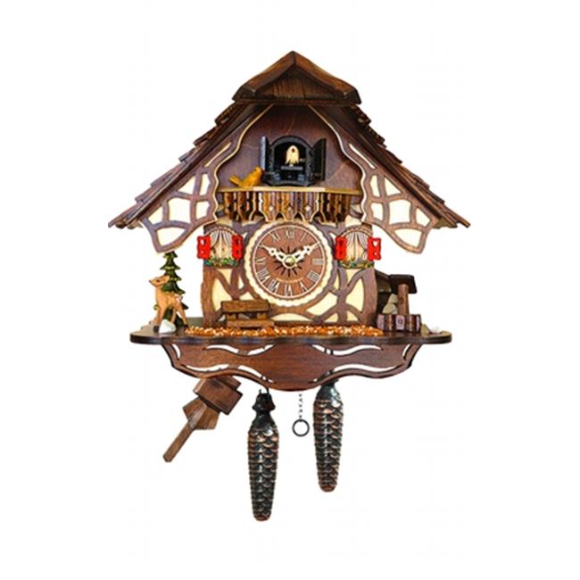 ENGS 416QM Engstler Batteryoperated Cuckoo Clock Full Size Clocks