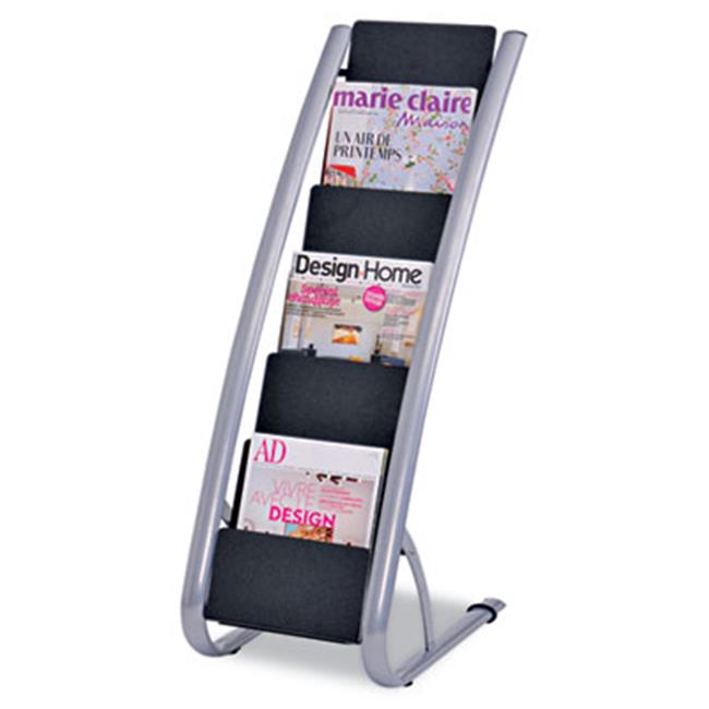 Alba DDEXPO6 Literature Floor 6-Pocket Display Rack 13-3/8w x 19-3/4d x ...