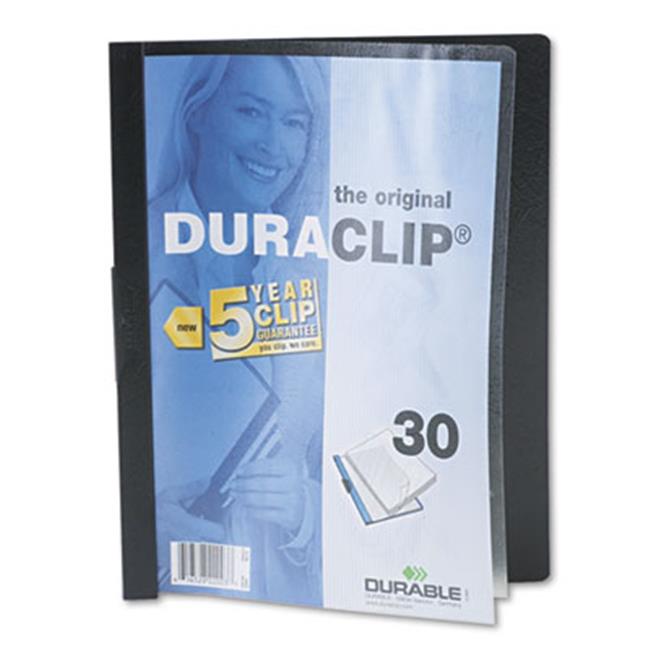 Durable 220301 Vinyl DuraClip Report Cover with Clip Letter Holds 30