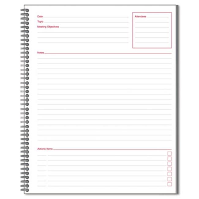 Mead 06132 Cambridge Limited Meeting Notebook 8 1 2 X 11 80 Ruled