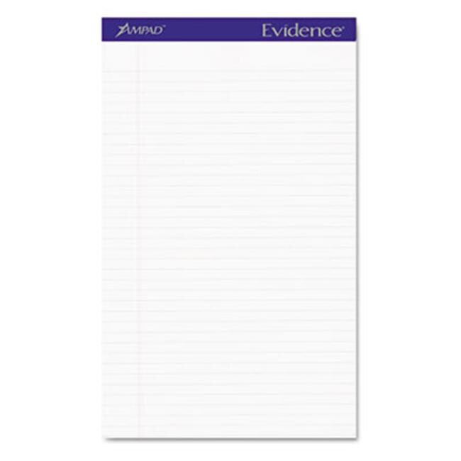 Ampad 20330 Evidence Perf Top Lgl/Red Margin Rule Lgl White 12 50Sheet Pads/pk Paper Michaels