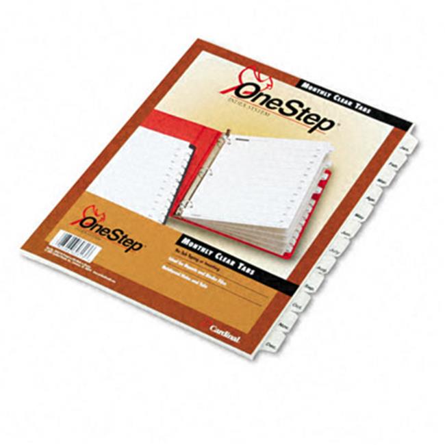 Cardinal 60313 Traditional Onestep Index System 12Tab Months Letter