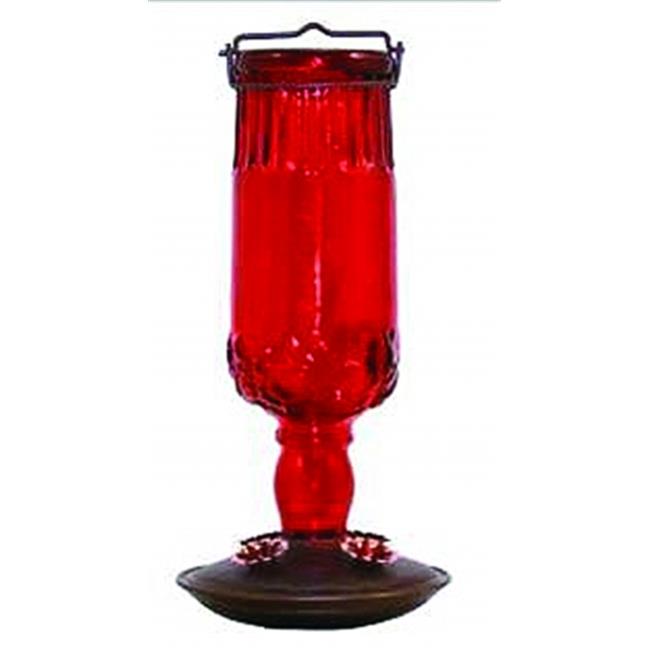 Woodstream Perky-Pet Antique Bottle Glass Hummingbird Feeder 24 Ounce ...