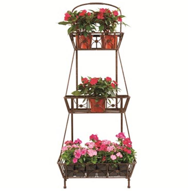 Deer Park DEPPL242 3 Basket Floor Planter Planters & Containers Michaels