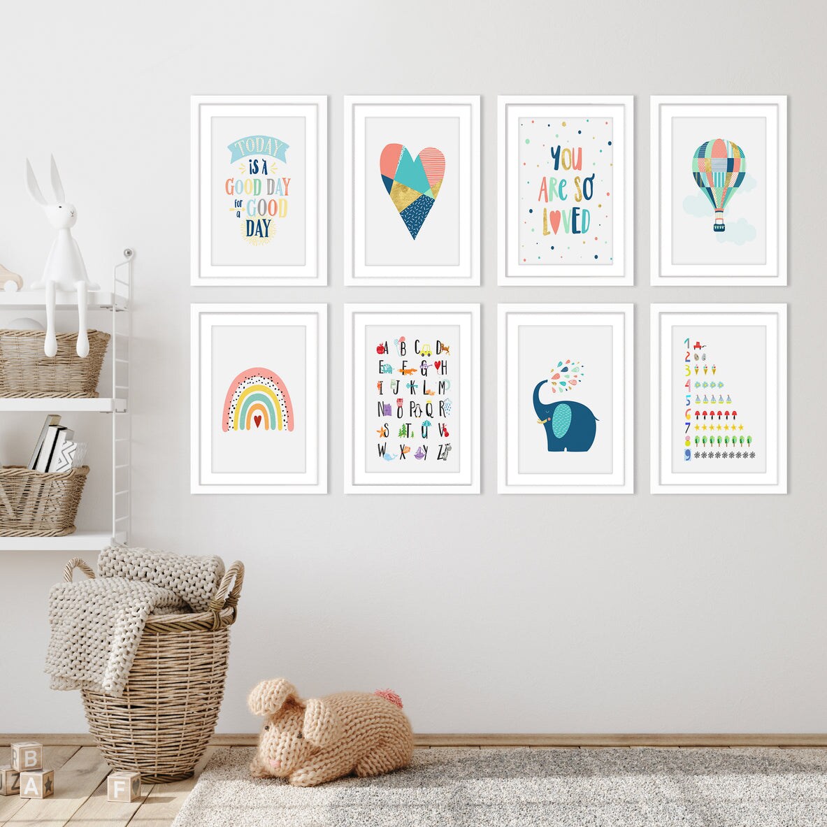 Pretty Playroom Prints by Elena David 8 Piece Framed Art Set Michaels