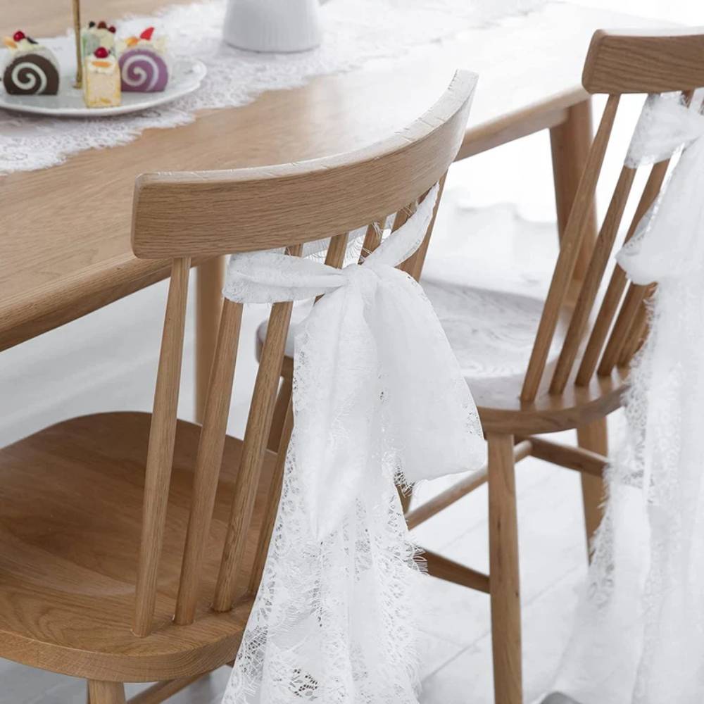 Lace Table Runner Vintage White Lace Rustic Wedding Table Decor