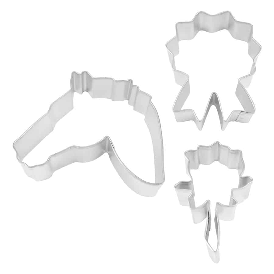 Equestrian 3 PC Cookie Cutter Set