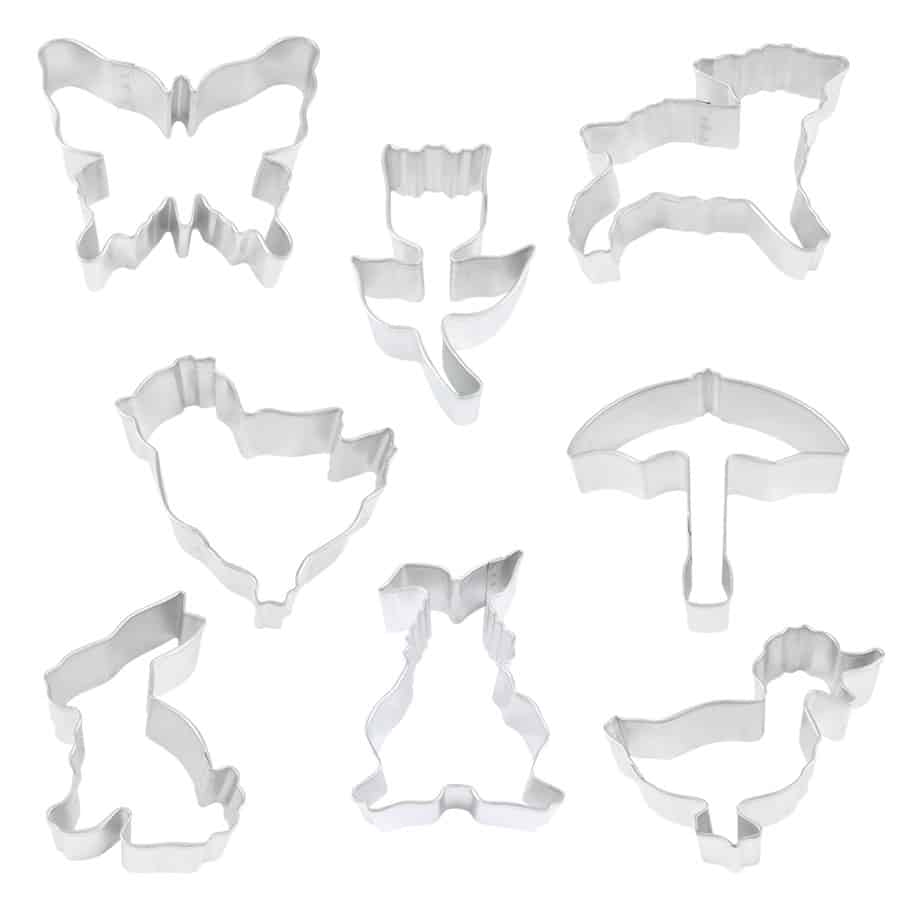 Easter Cookie Cutters 8 PC Set