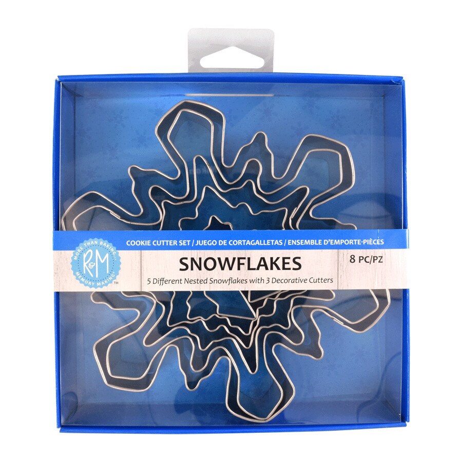 Snowflake Cookie Cutters 8 PC Set