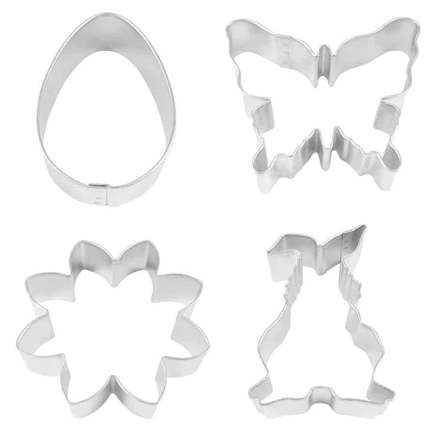 Spring Cookie Cutters 4 PC S/S Set Carded