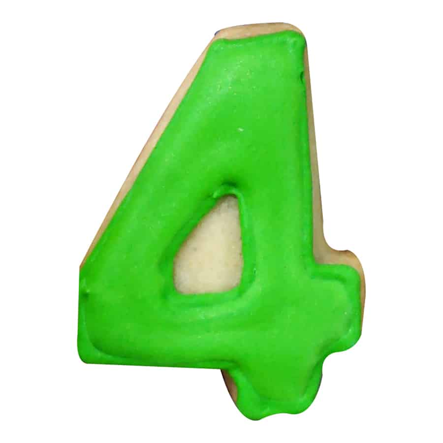 Mini Number Cookie Cutters 9 PC Set