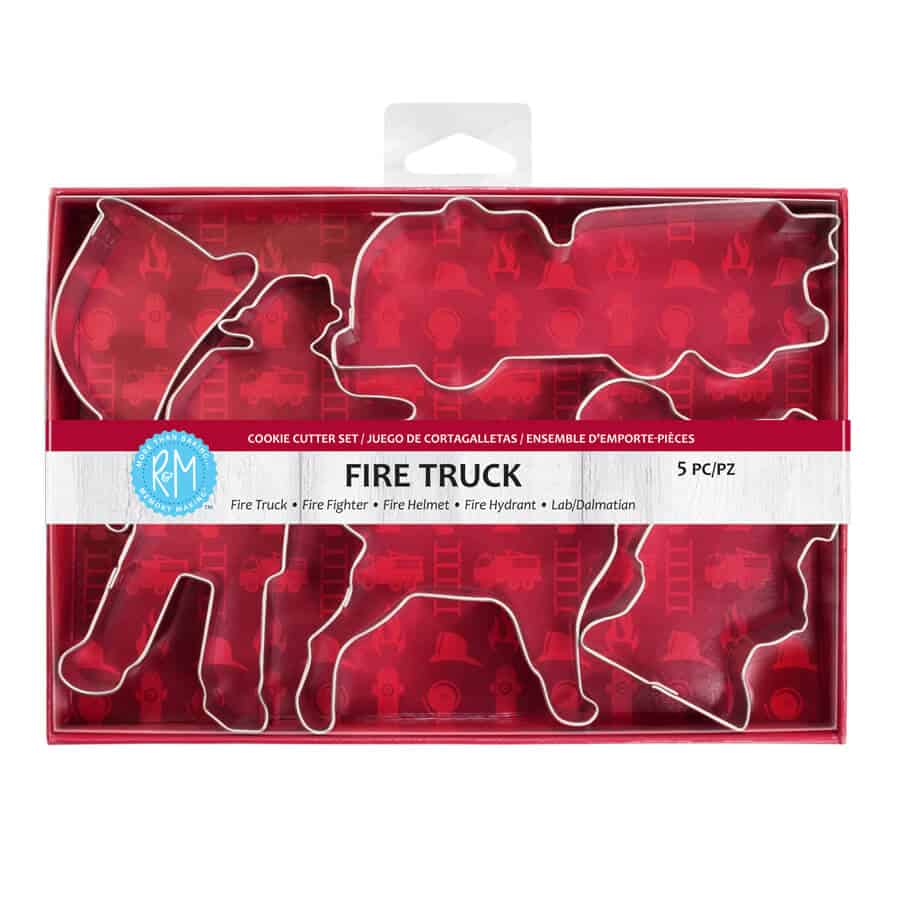 Fire Truck Cookie Cutter 5 PC Set