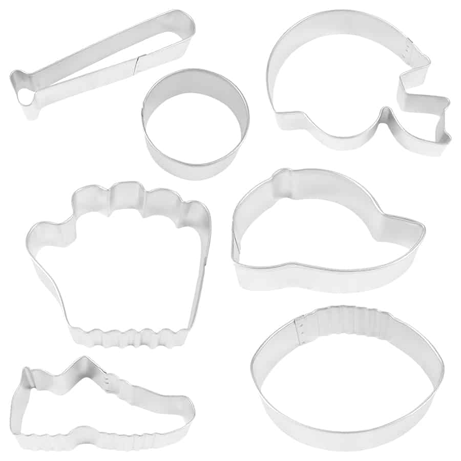 Sports Cookie Cutters 7 PC Set
