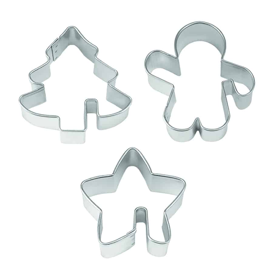 Christmas Over the Edge Cookie Cutters 3 PC Set