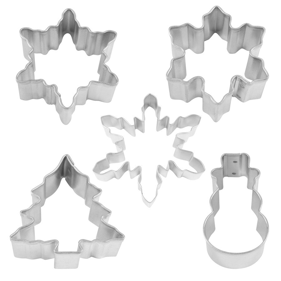 Mini Snowfall Cookie Cutters 5 PC Set
