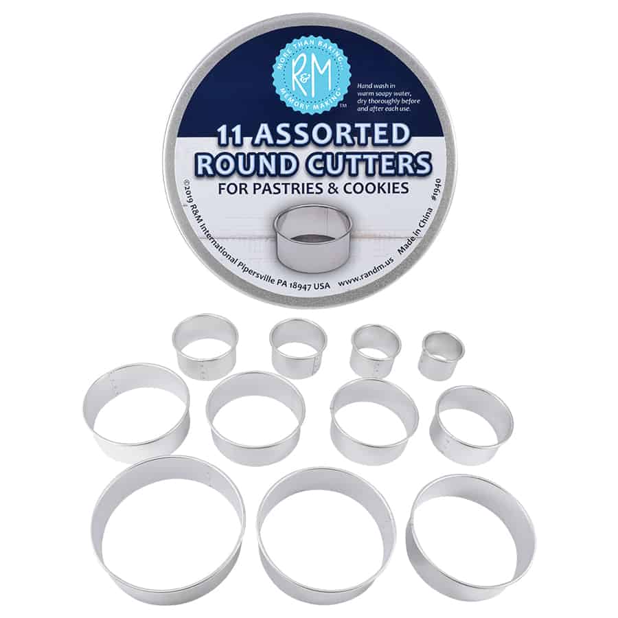 Plain Pastry Cutters 11 Pc Set