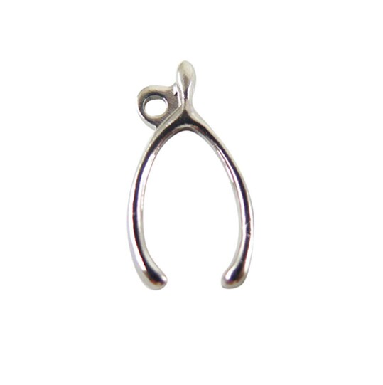Tiny Wishbone Charms (M600) (4x)