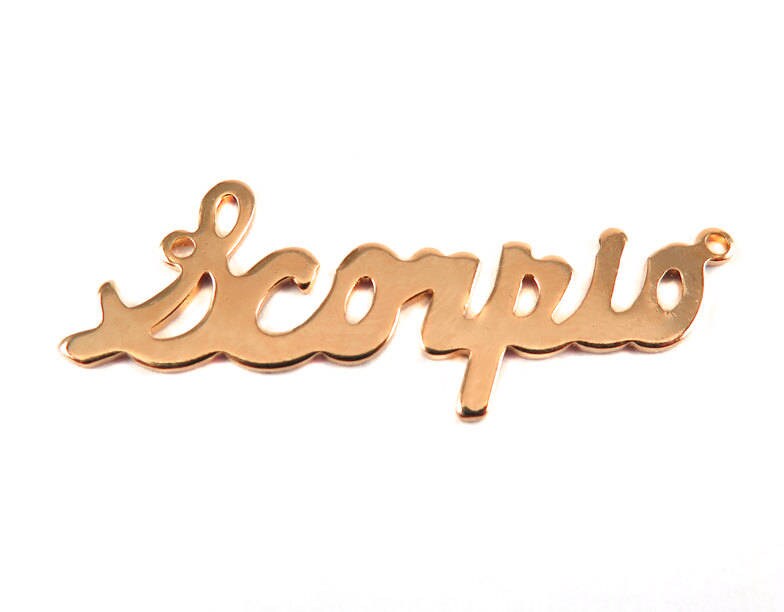 Zodiac Name Plate ~ Scorpio (A609)