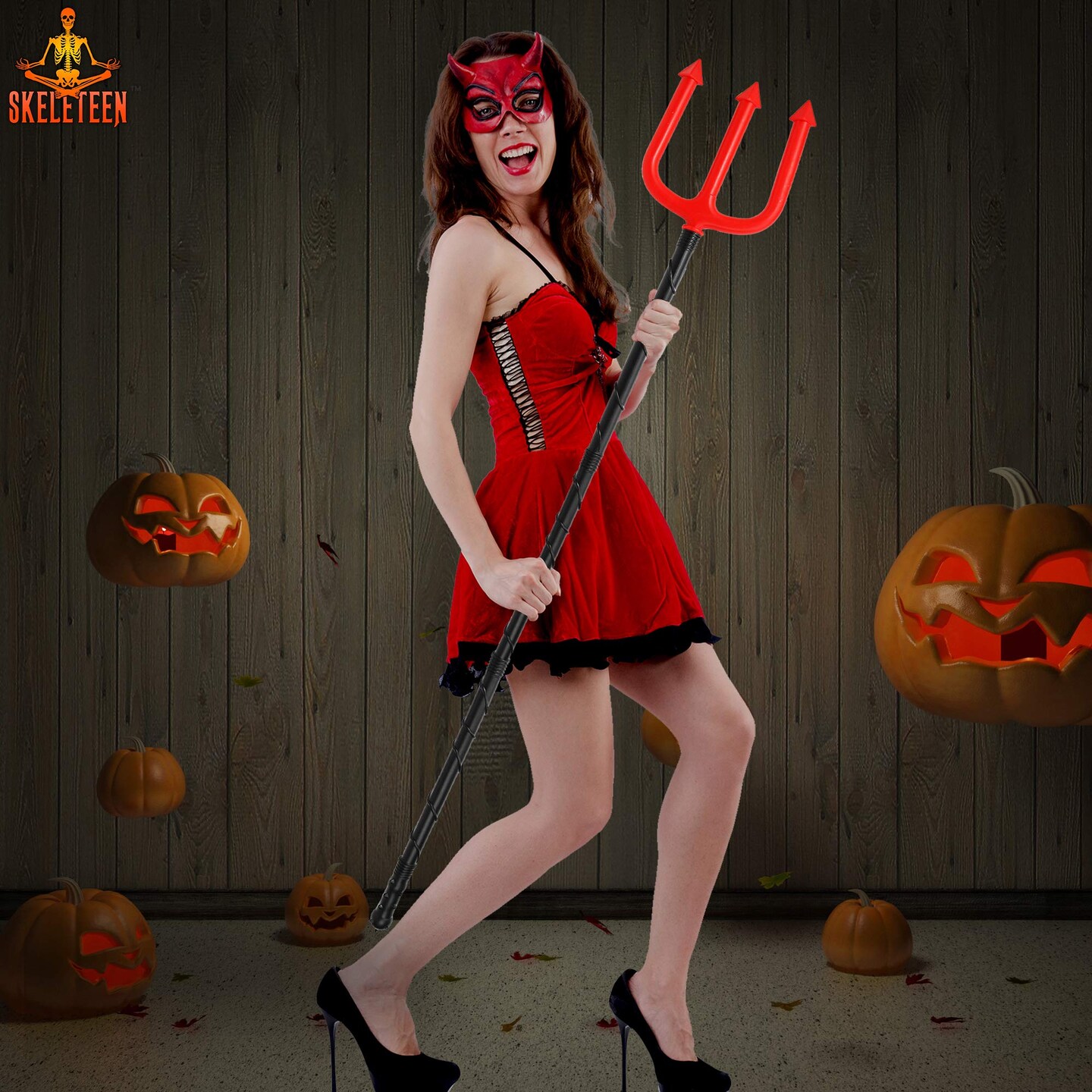 Devil Pitchfork Costume Accessories Devils Demon Prop Pitch Fork
