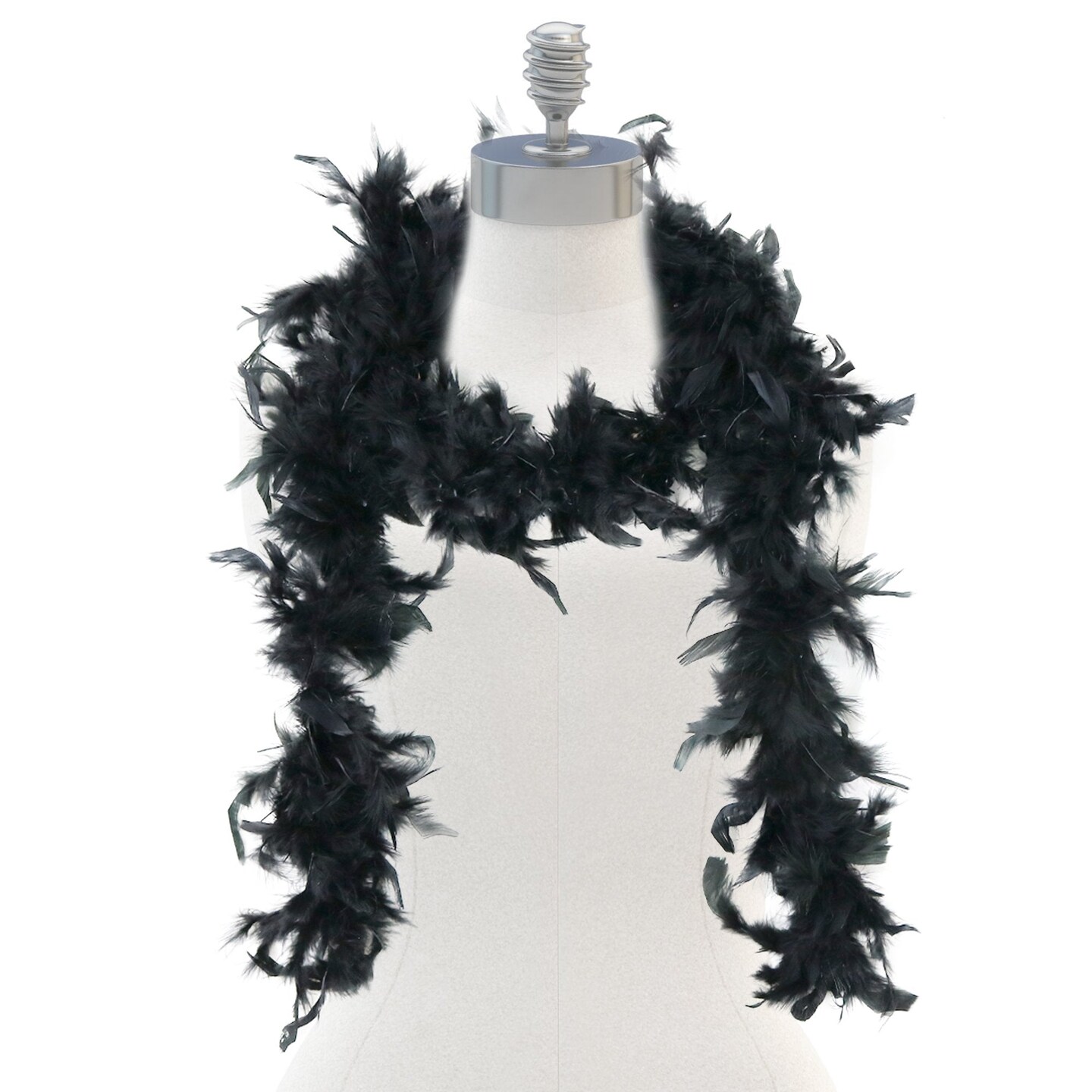 Feather Boa Costume Accessory Great Black Boa with Feathers 1 Piece