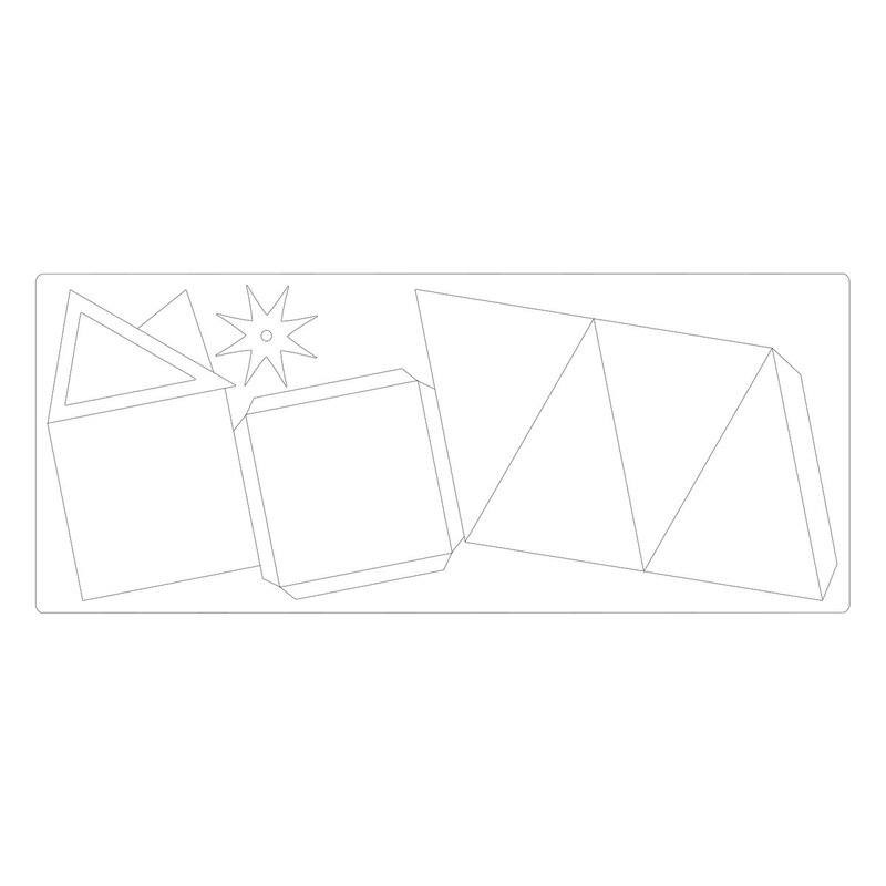 Geometric Box ScoreBoards XL Die - Sizzix