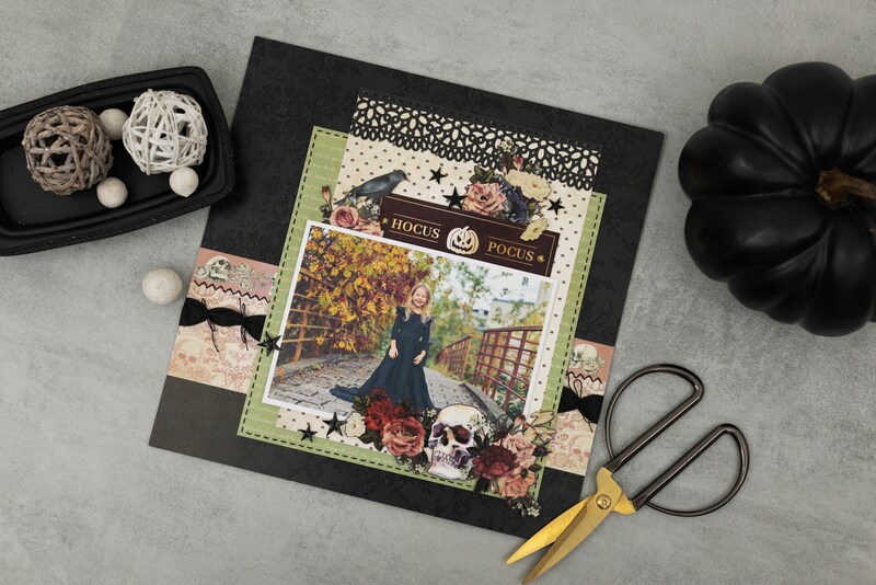Floral Frights 12x12 Paper Pad - Die Cuts With A View