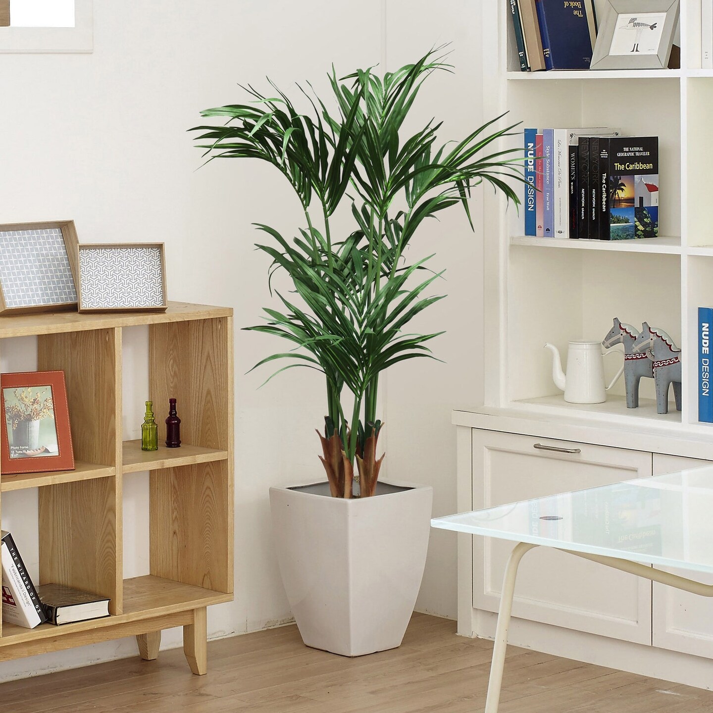 5.5' Artificial Areca Palm Tree Stunning Faux Indoor Tropical Plant