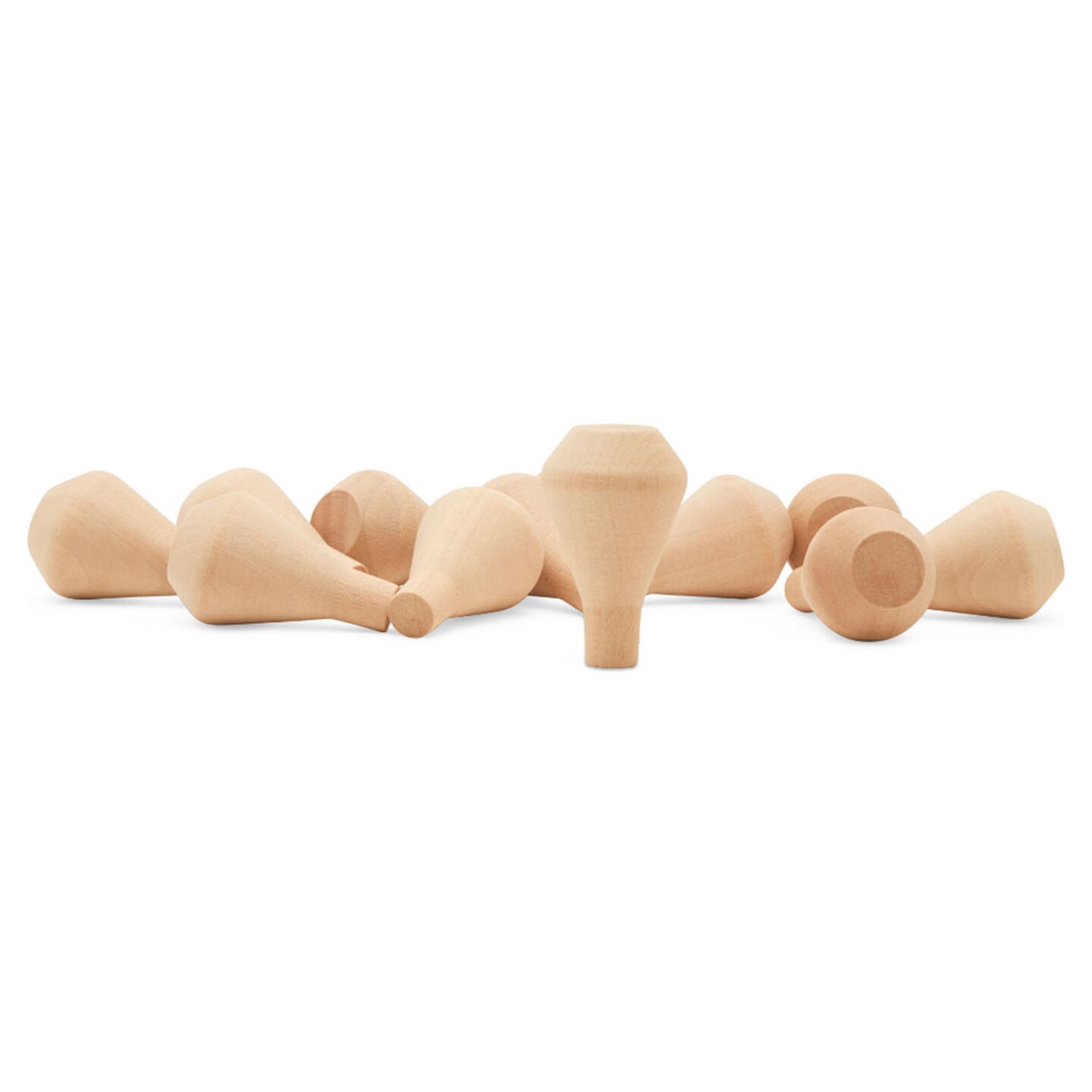 Wooden Smokestacks, Multiple Sizes Available, Unfinished Wood Train Part for Crafts | Woodpeckers