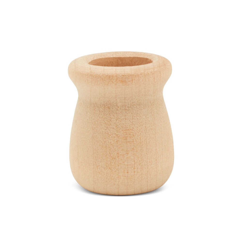 Bean Pot Candle Cups Multiple Sizes Available, Unfinished for Crafts | Woodpeckers
