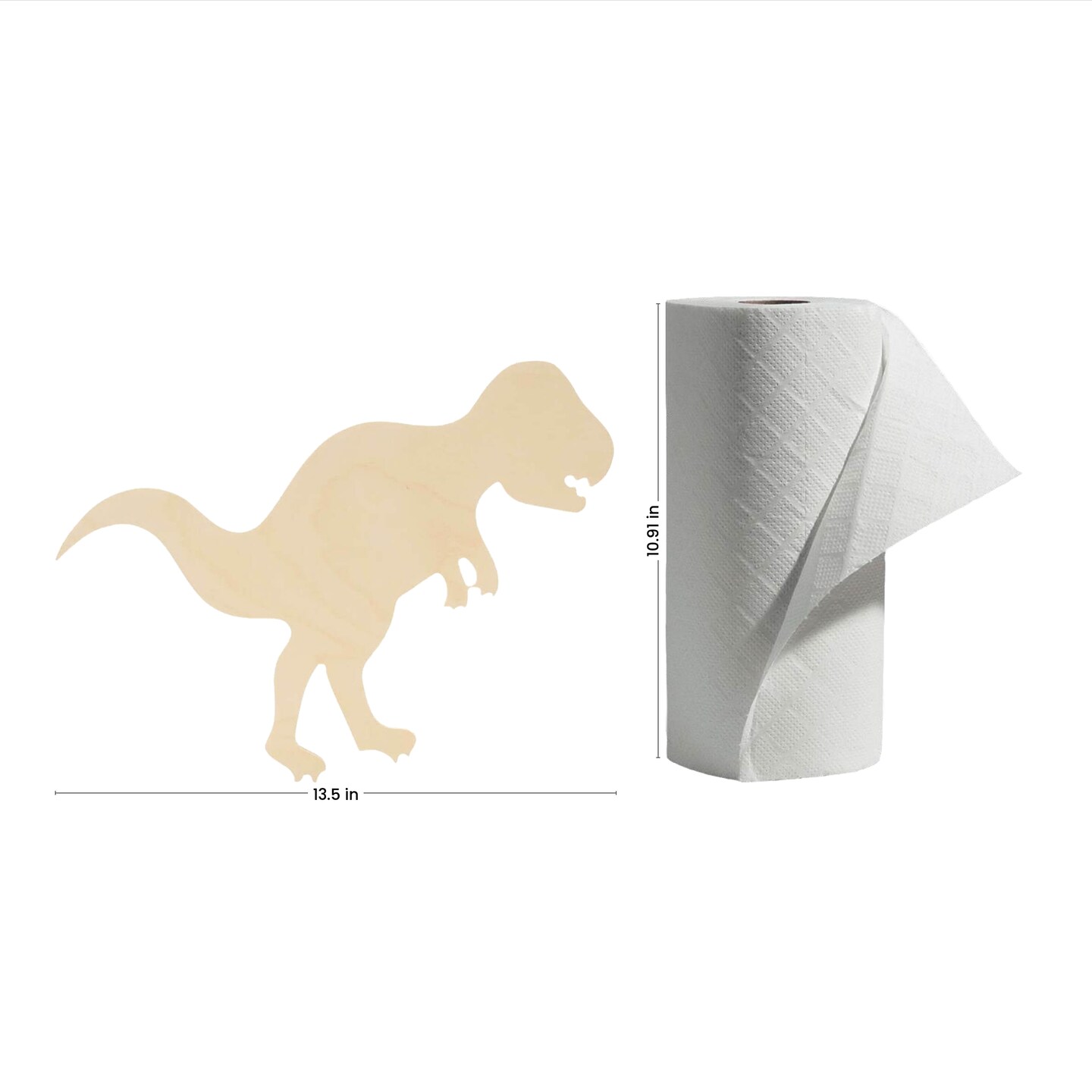 Unfinished Wood Dinosaur Cutouts 12"x13-1/2", Animal Decor & Craft | Woodpeckers