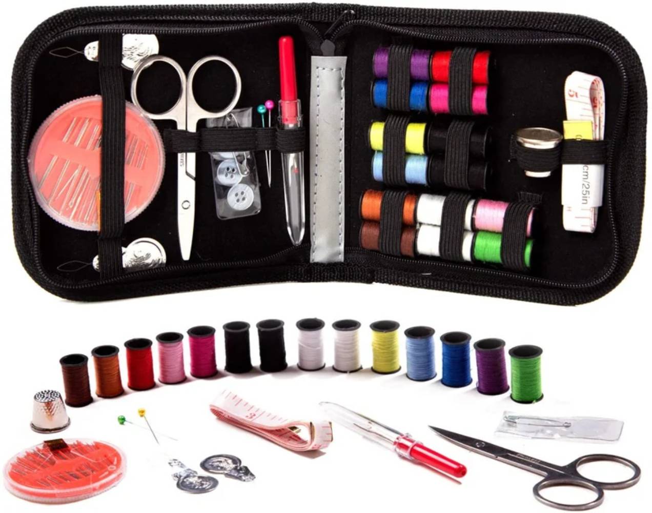 Mini Sewing Kit for Home, Travel & Emergencies with Sewing
