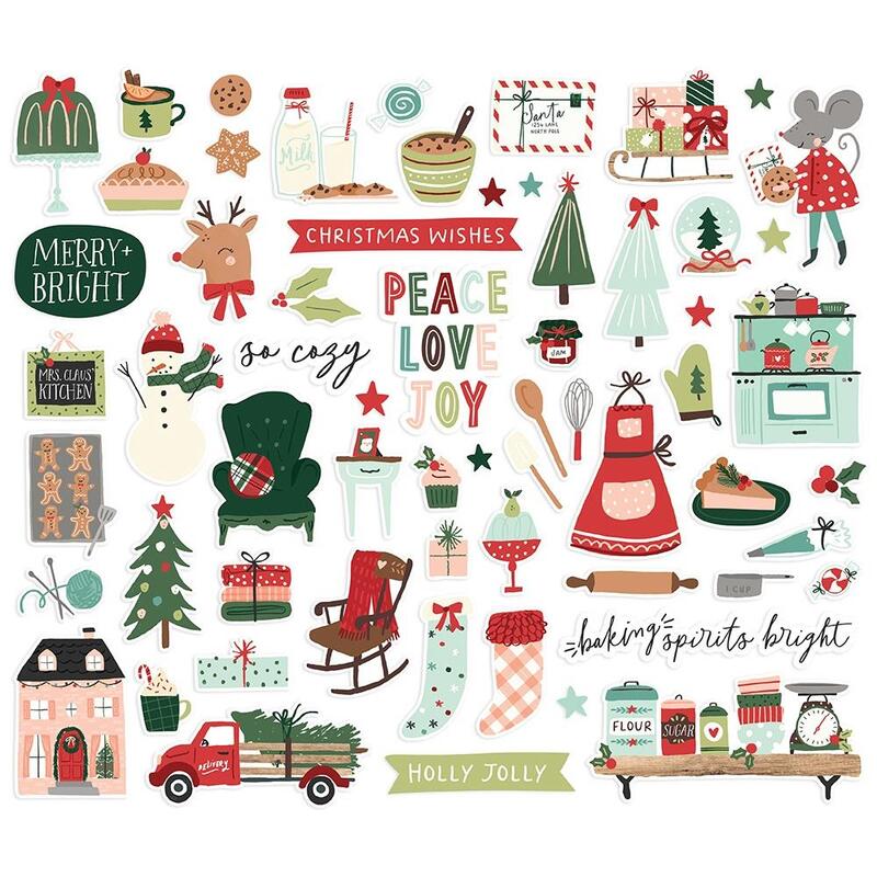 Baking Spirits Bright Bits &#x26; Pieces Die-Cuts - Simple Stories
