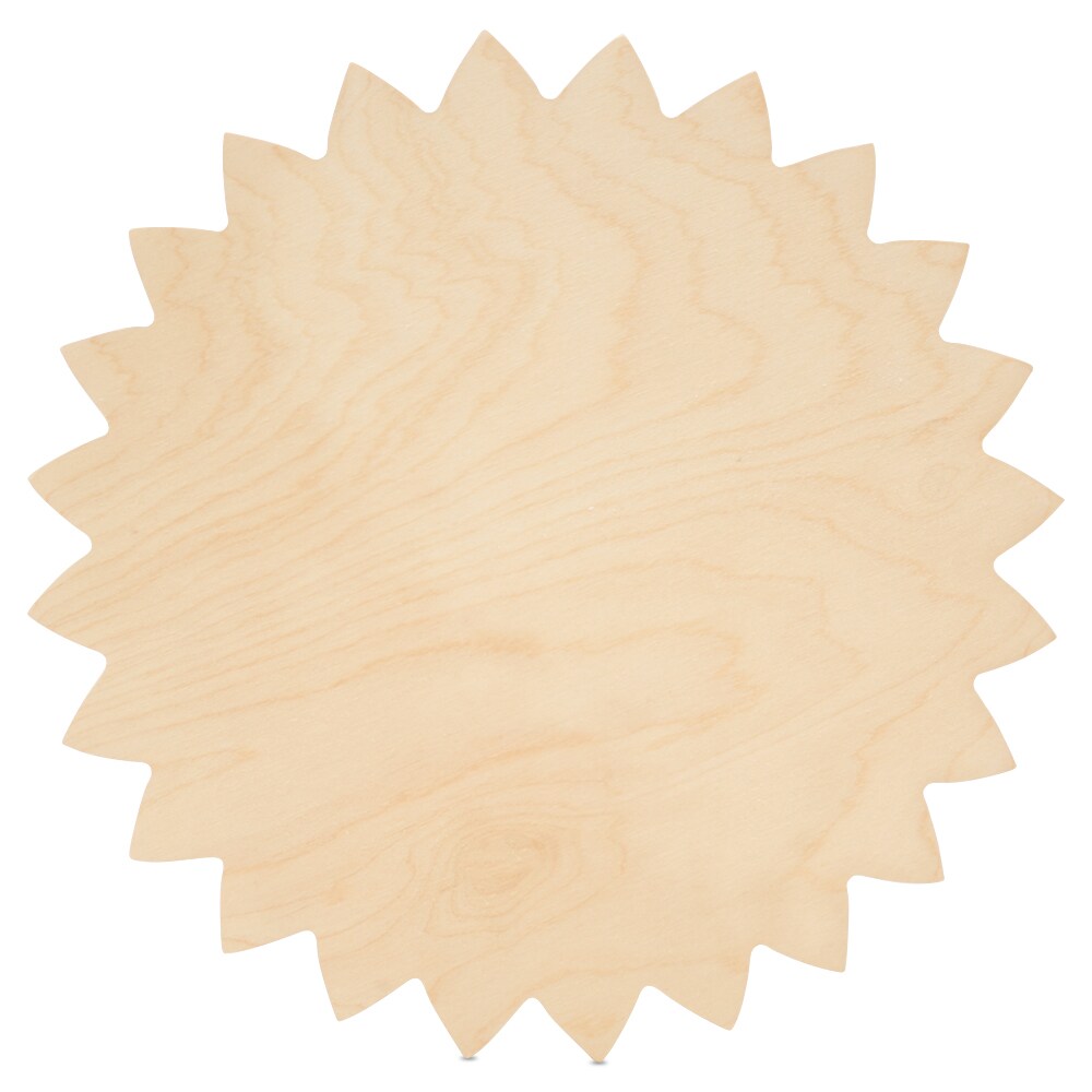 Sunflower Wood Cutout, Multiple Sizes Available, Unfinished, for Autumn Decor/Crafts | Woodpeckers