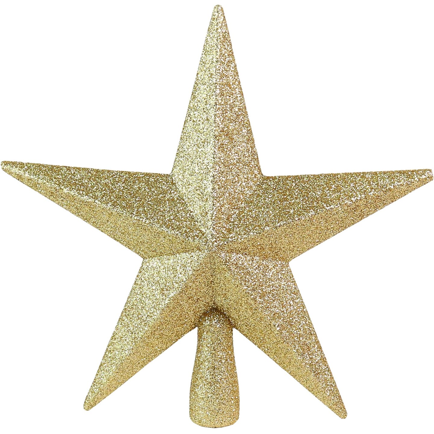 Ornativity Glitter Star Tree Topper - Christmas Decorative Holiday Bethlehem Star Ornament