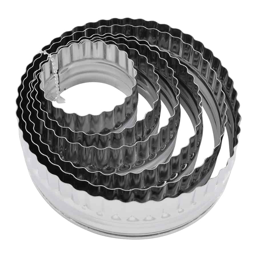 Double Sided Biscuit Cutter S/S 6 PC Set