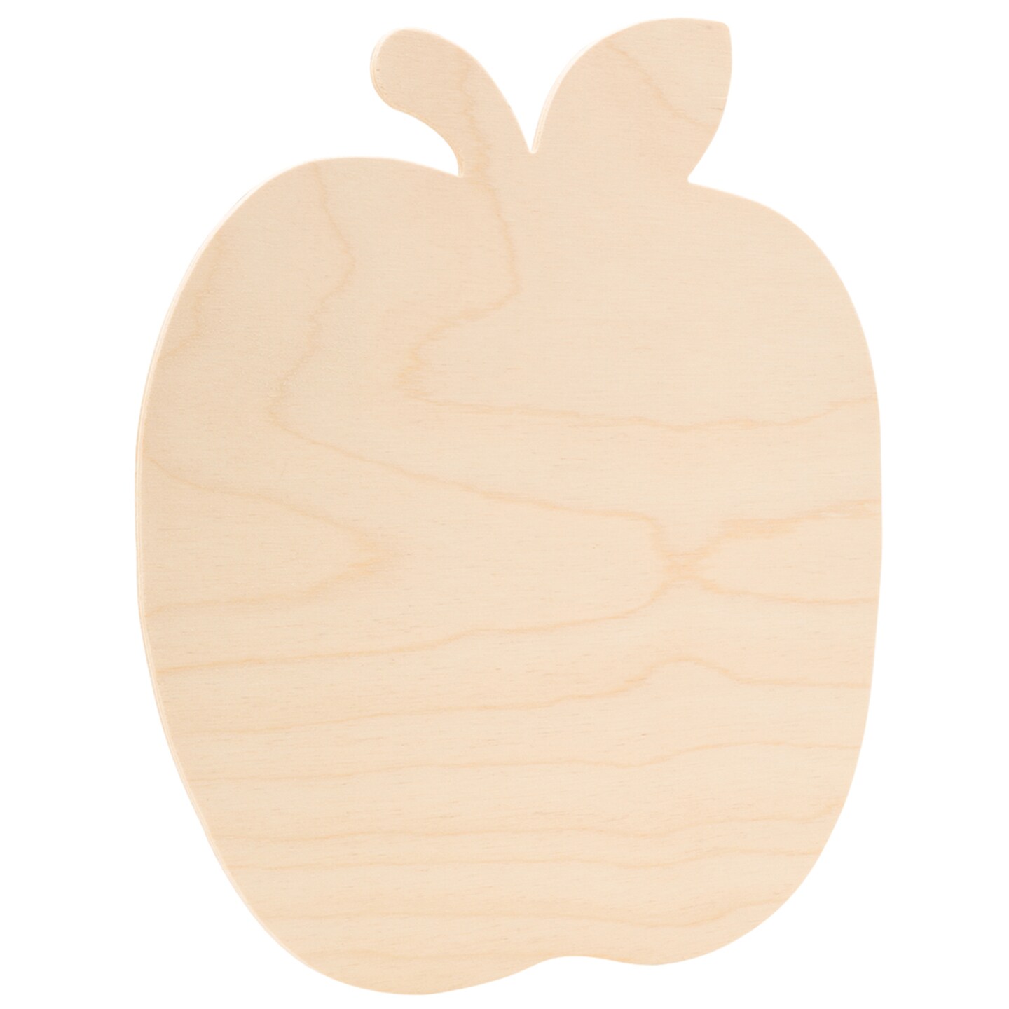 Large Wooden Apple Cutouts 8-1/2 x 9-1/2 Inch, Unfinished Birch | Woodpeckers