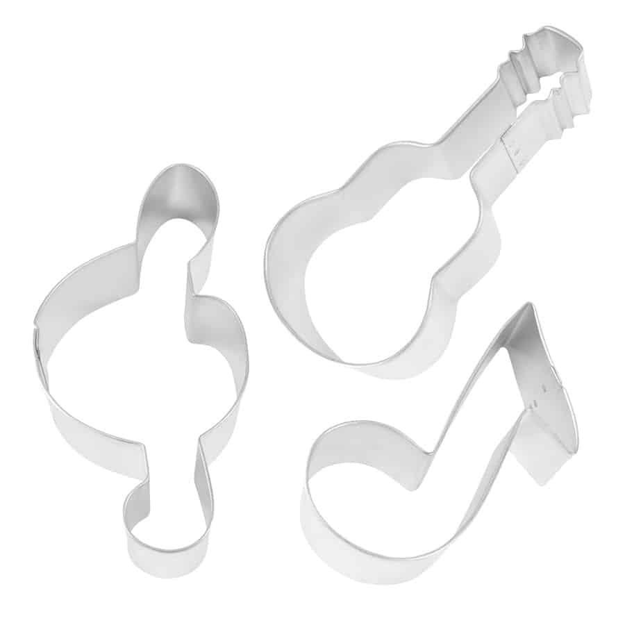 Music 3 PC Cookie Cutter Set