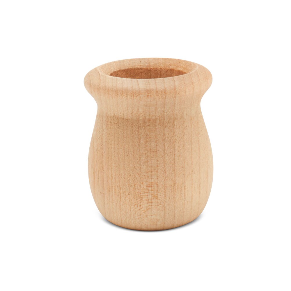 Bean Pot Candle Cups Multiple Sizes Available, Unfinished for Crafts | Woodpeckers