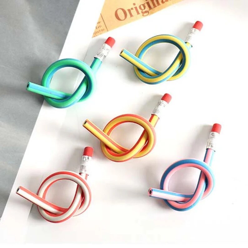 5pcs Colorful soft Bendable Flexible Pencils for sale -  YIWUSELL, HOME, KITCHEN, PET, CAMPING, STATIONERY, TOOLS