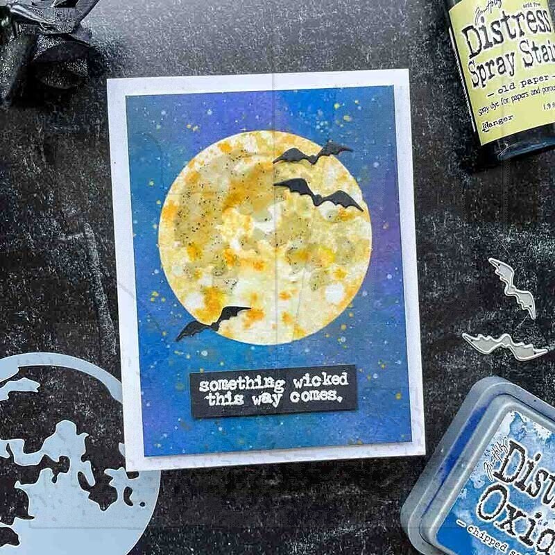 Moon Mask Tim Holtz Layering Stencil Set - Stampers Anonymous